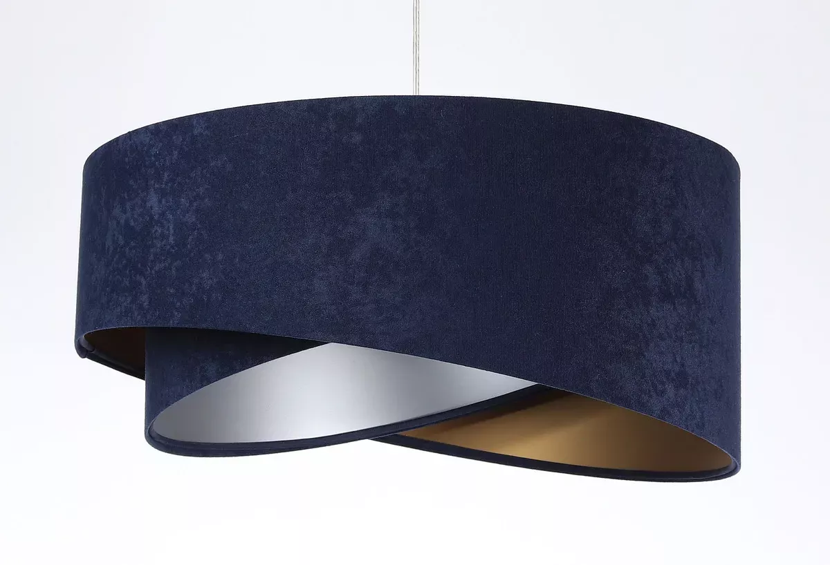 Lampa wisząca AGAU granatowa