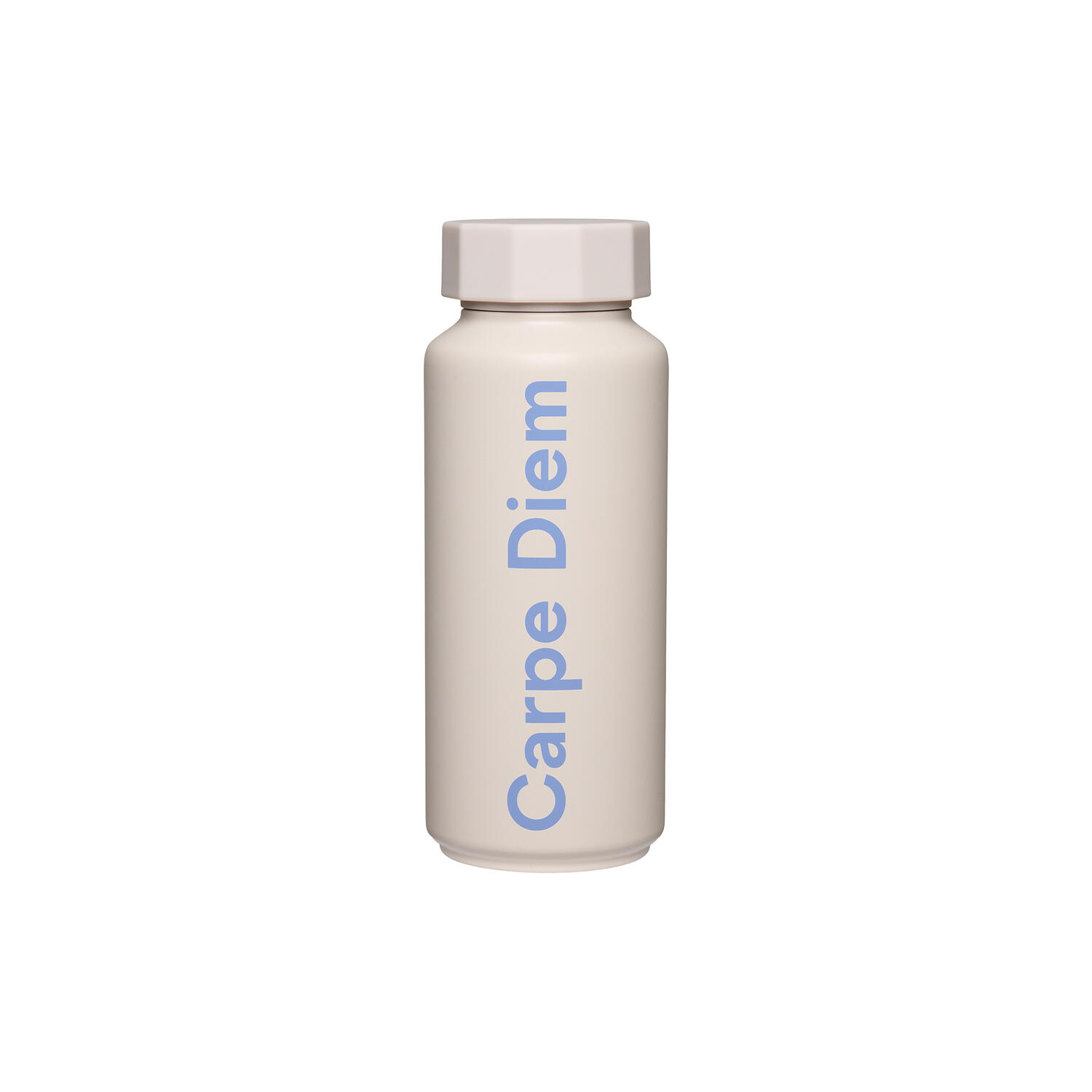 Termoflaske CARPE DIEM, pastel beige