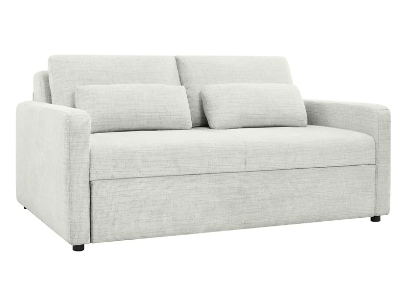 Sofa dwuosobowa Luna rozkładana z pojemnikiem beżowa