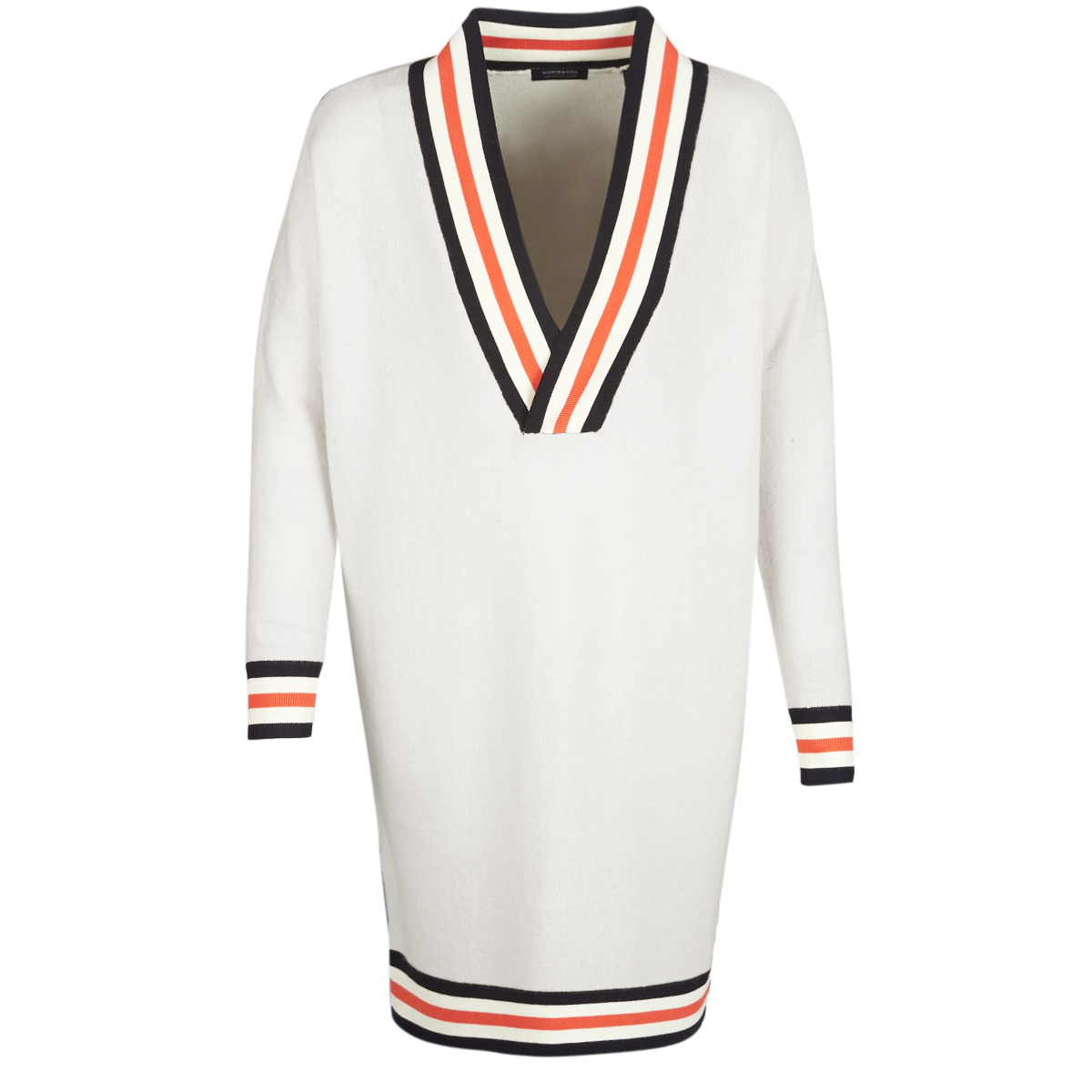 Maison Scotch - WHITE LONG SLEEVES - White / Cream