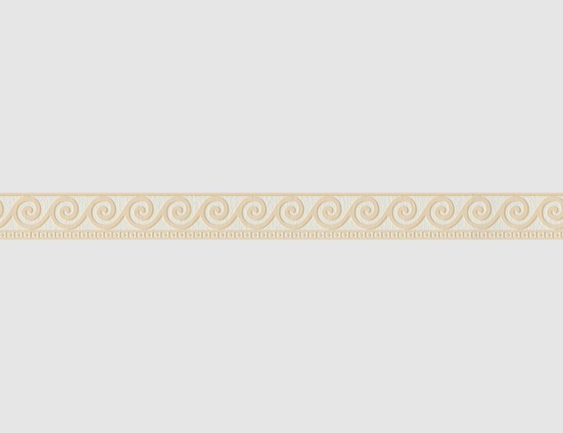 Tapetenborte Vinyl Jugendstil Beige