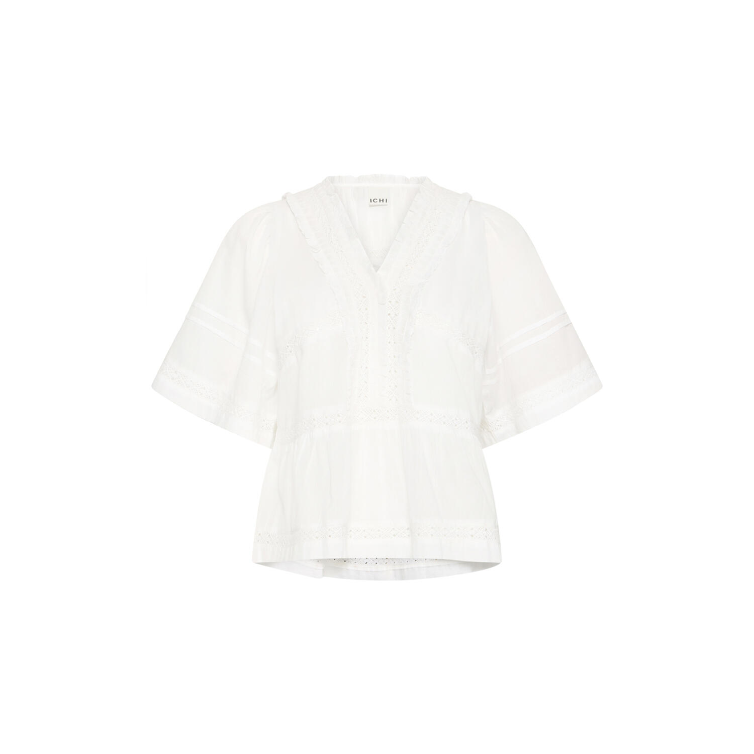 IHVOILANA SS Blouse, cloud dancer