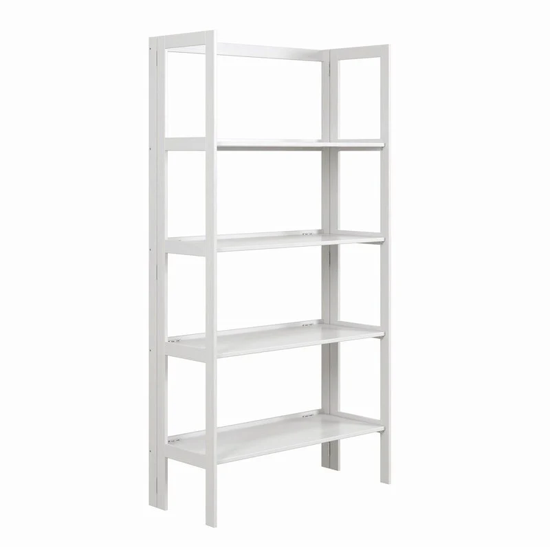 Jela Solid Wood 4 Shelf Folding Bookcase - White