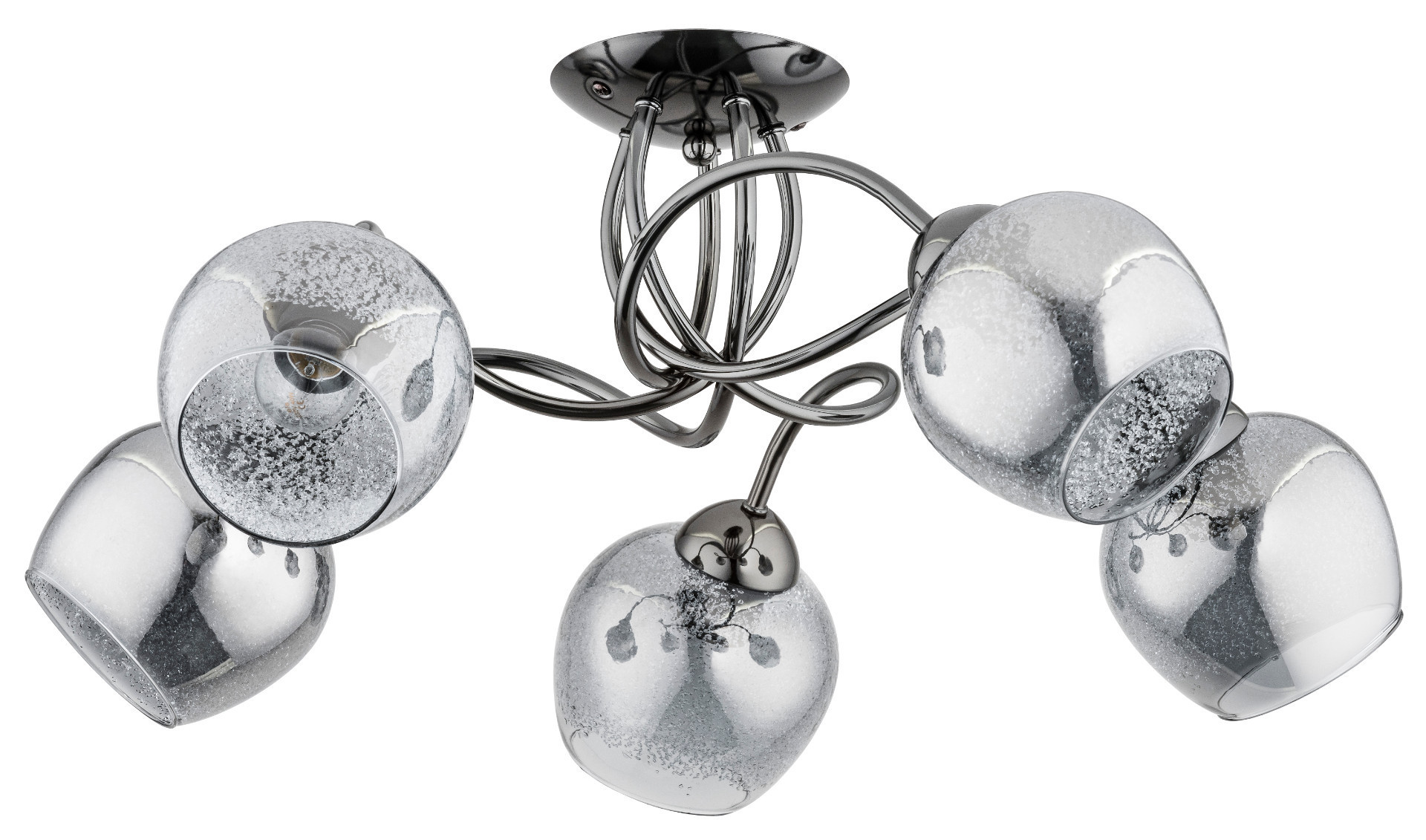 Lampa sufitowa chromowana INFINITY 5xE27x60W wym: 28x68x68 cm Alfa