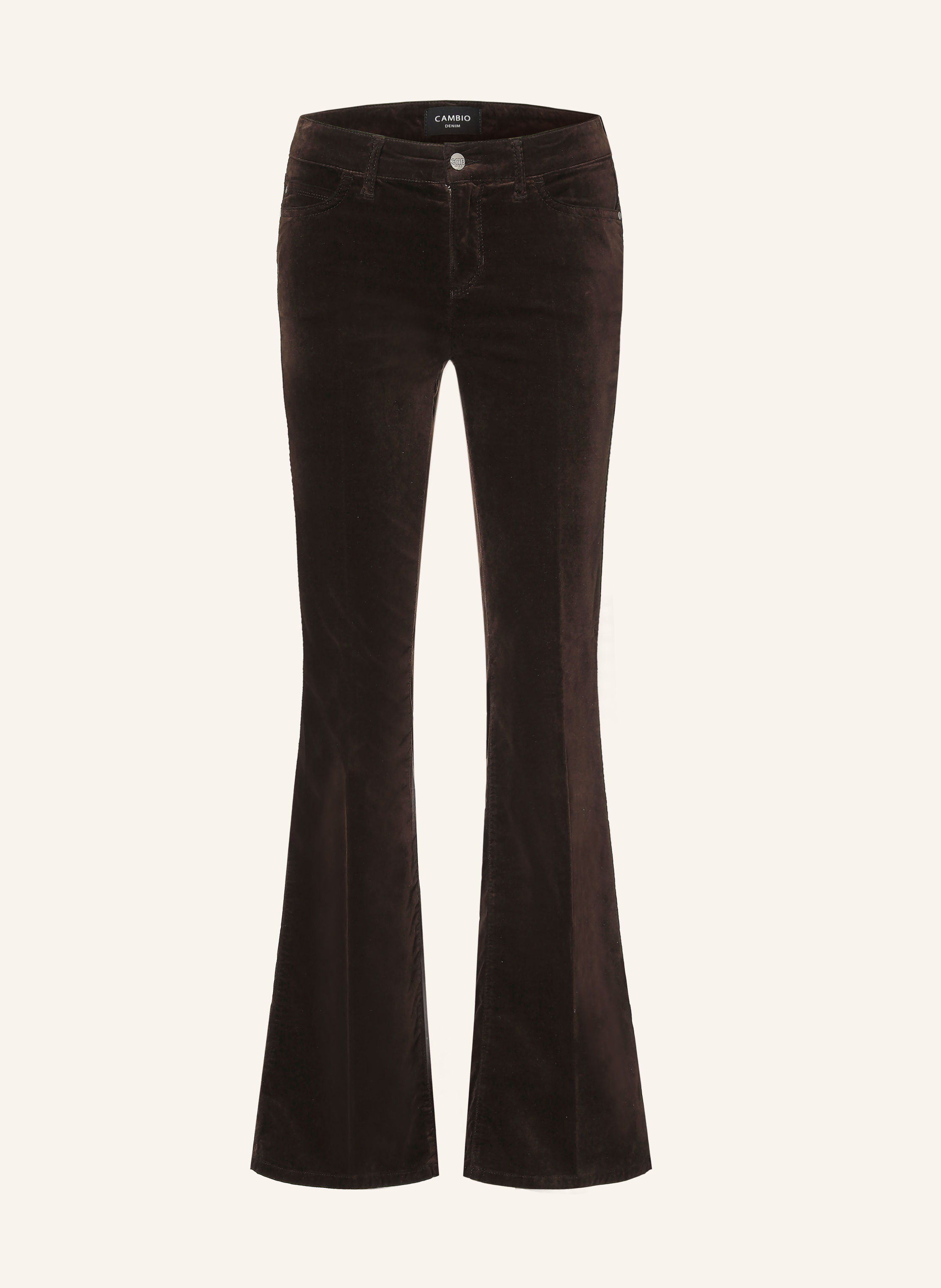 CAMBIO Bootcut-Hose PARIS aus Samt