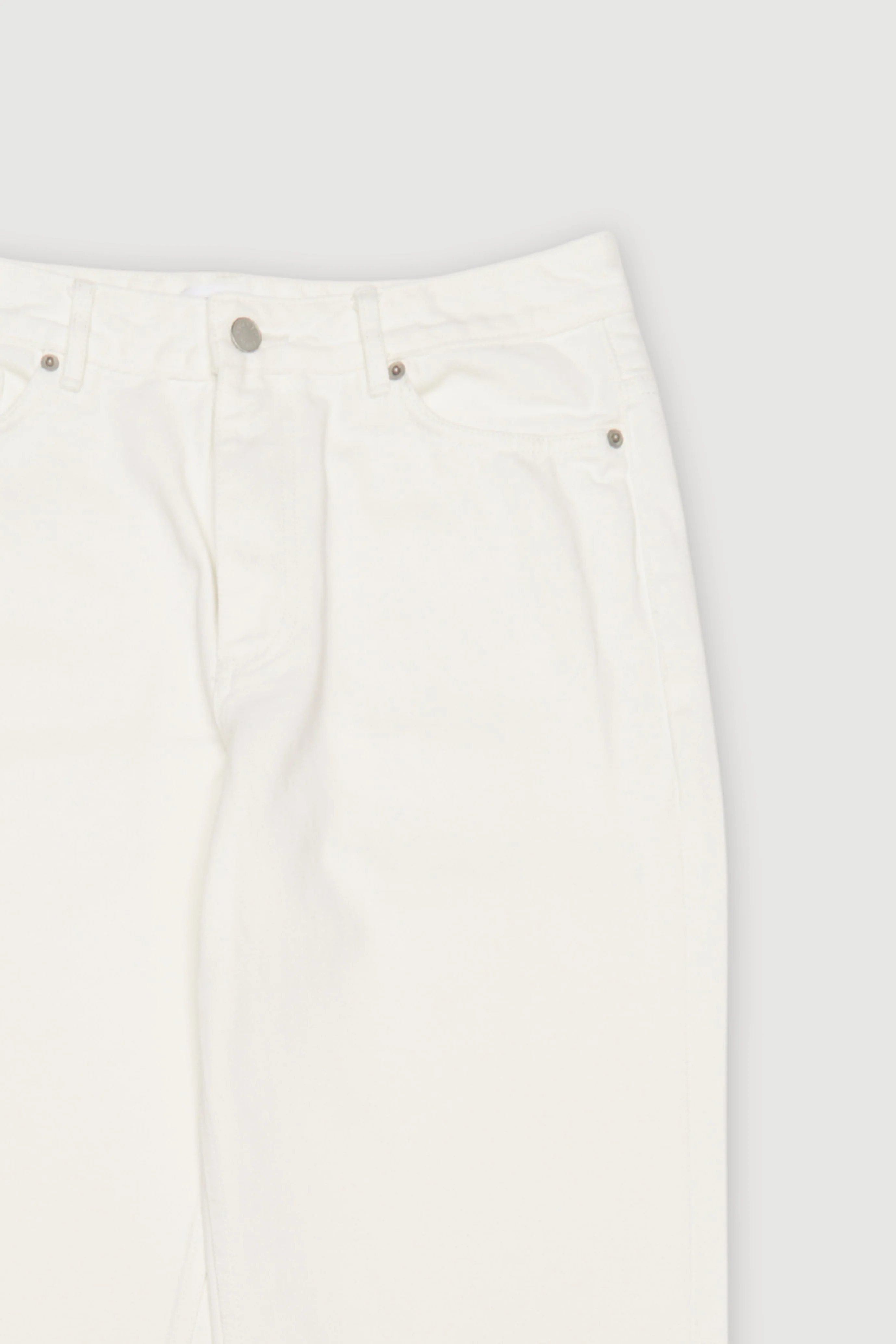 Re-Worn Womens Denim Straight Leg Jean