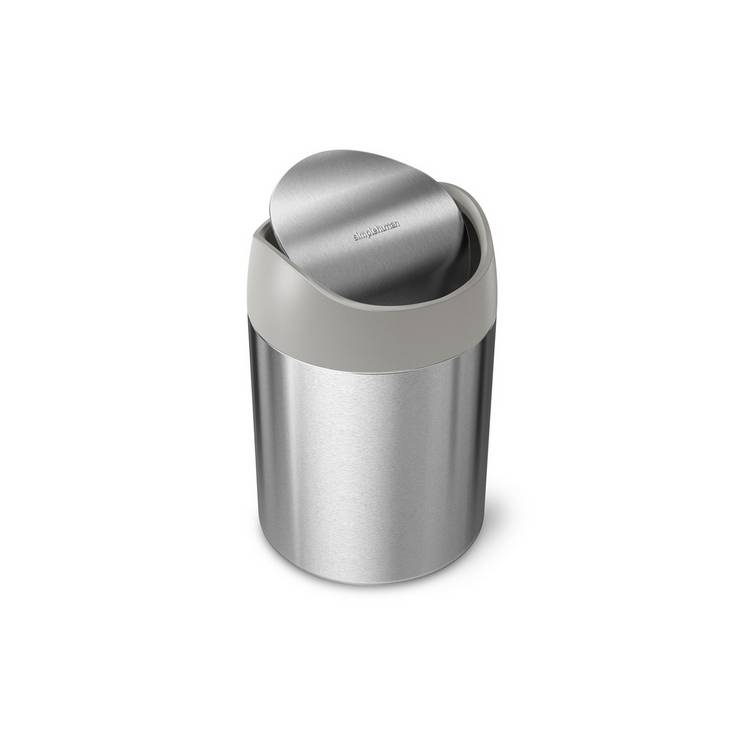 Simplehuman 1.5L Mini Waste Bin - Stainless Steel