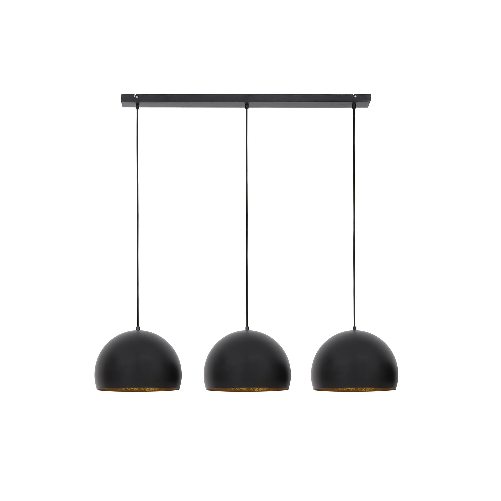 Light & Living hanglamp Jaicey - zwart - 120x33x25cm