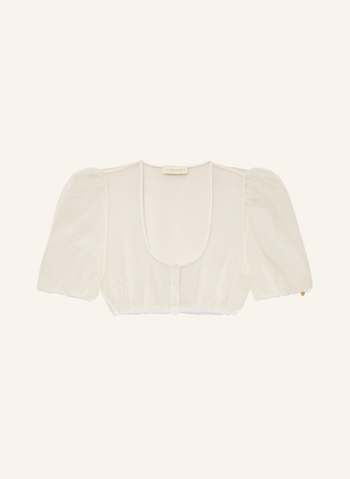 AlpenHERZ Dirndlbluse SARAH mit Seide