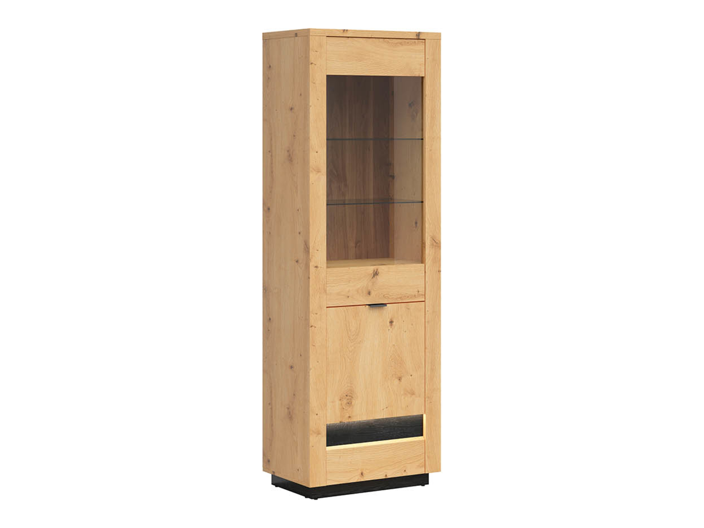 Witryna Ostia 67 cm z 2 drzwiami dąb artisan