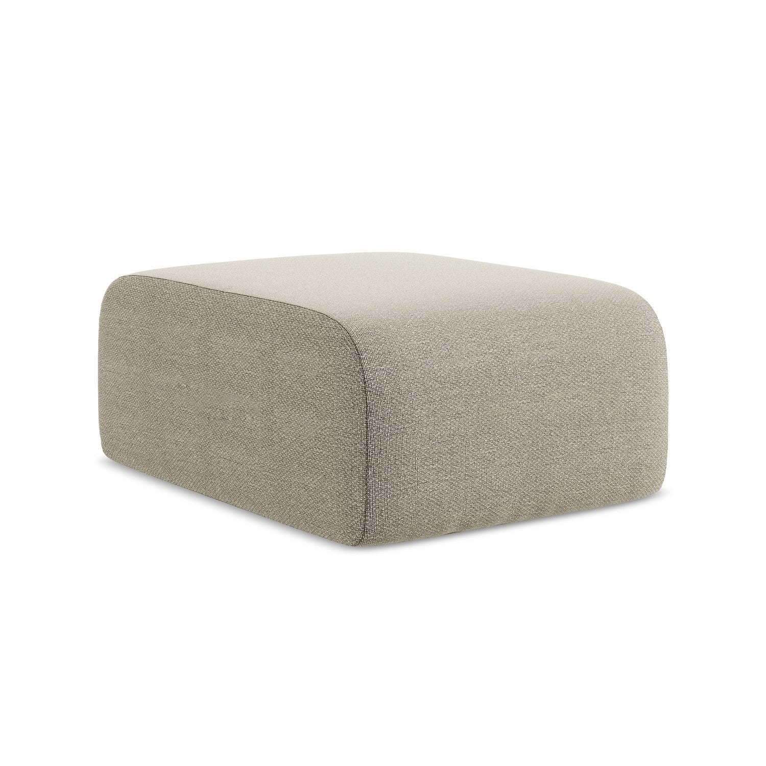 LaMiaSofa Poef Cervo - bouclé - taupe - 72x94x42