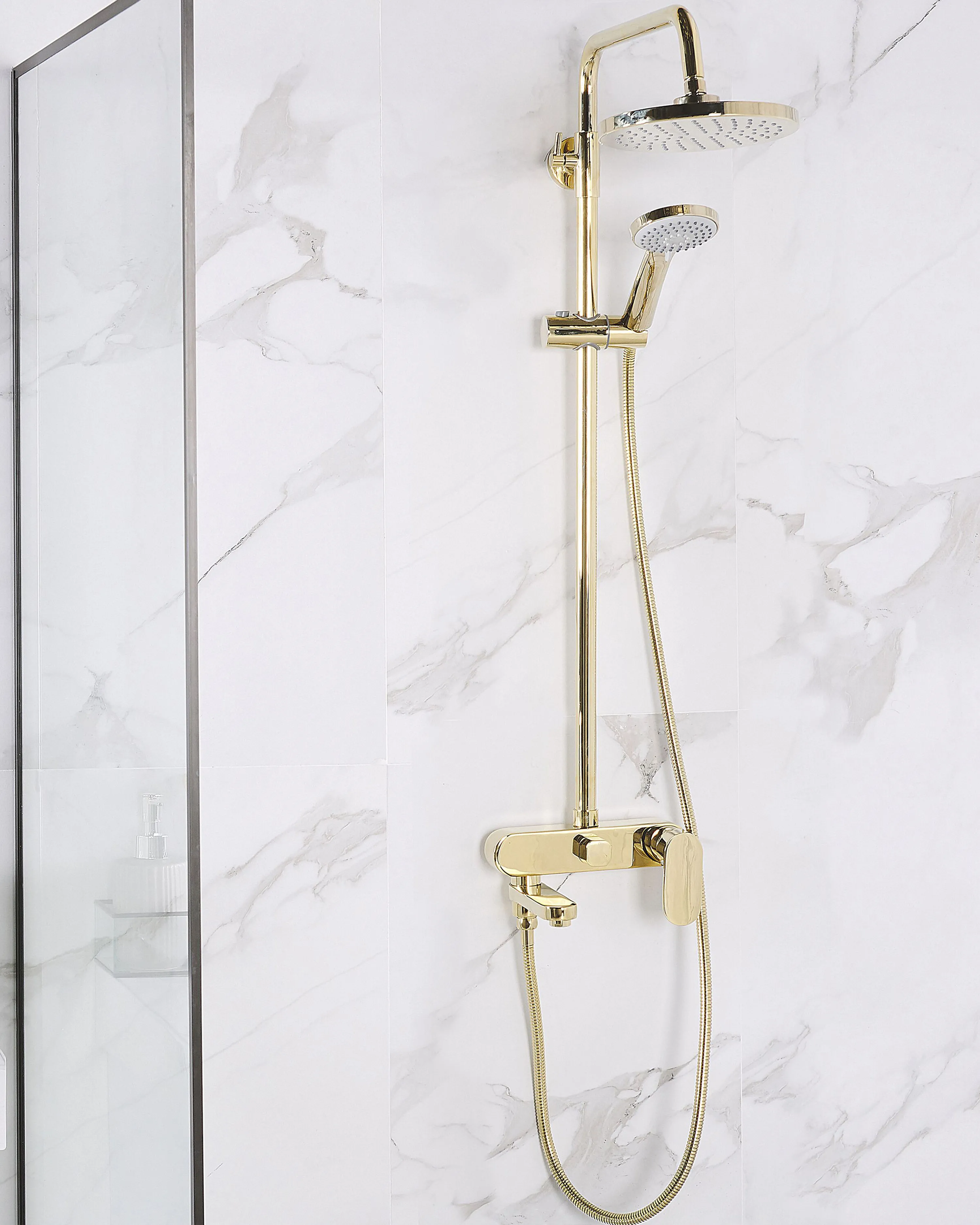 Mixer Shower Set with Rainshower GURARA Gold