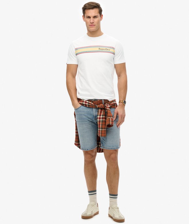 Venue Logo Stripe Relaxed T-Shirt