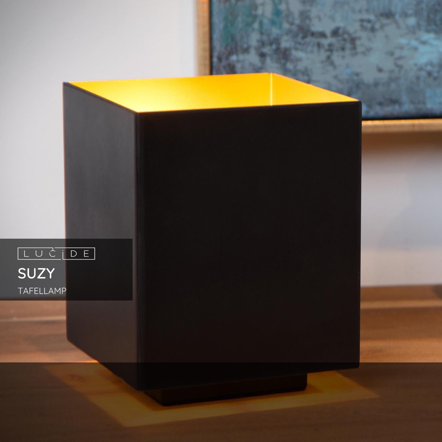 Lucide SUZY Tafellamp - Zwart