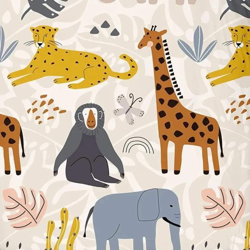 Good Morning Goodmorning Flanellen Dekbedovertrek Dinosaurus Soorten