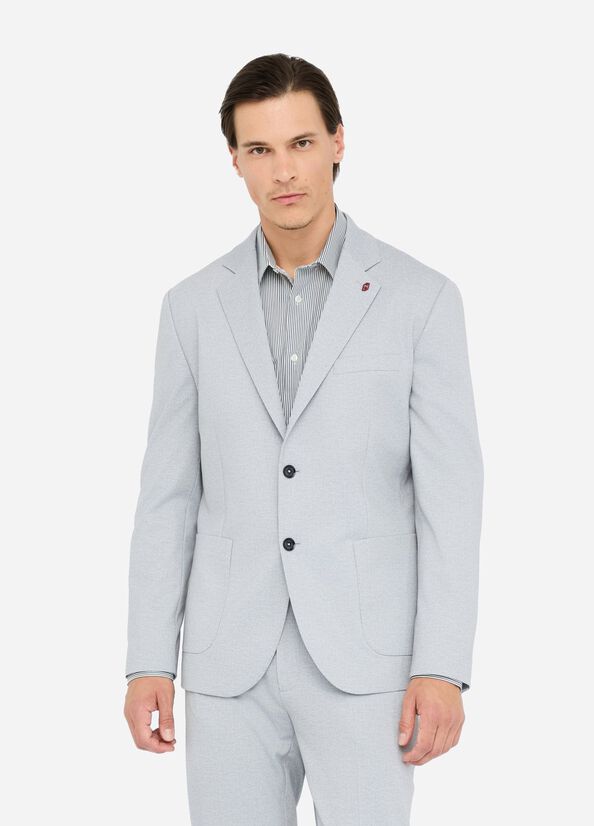 Blazer in jersey
