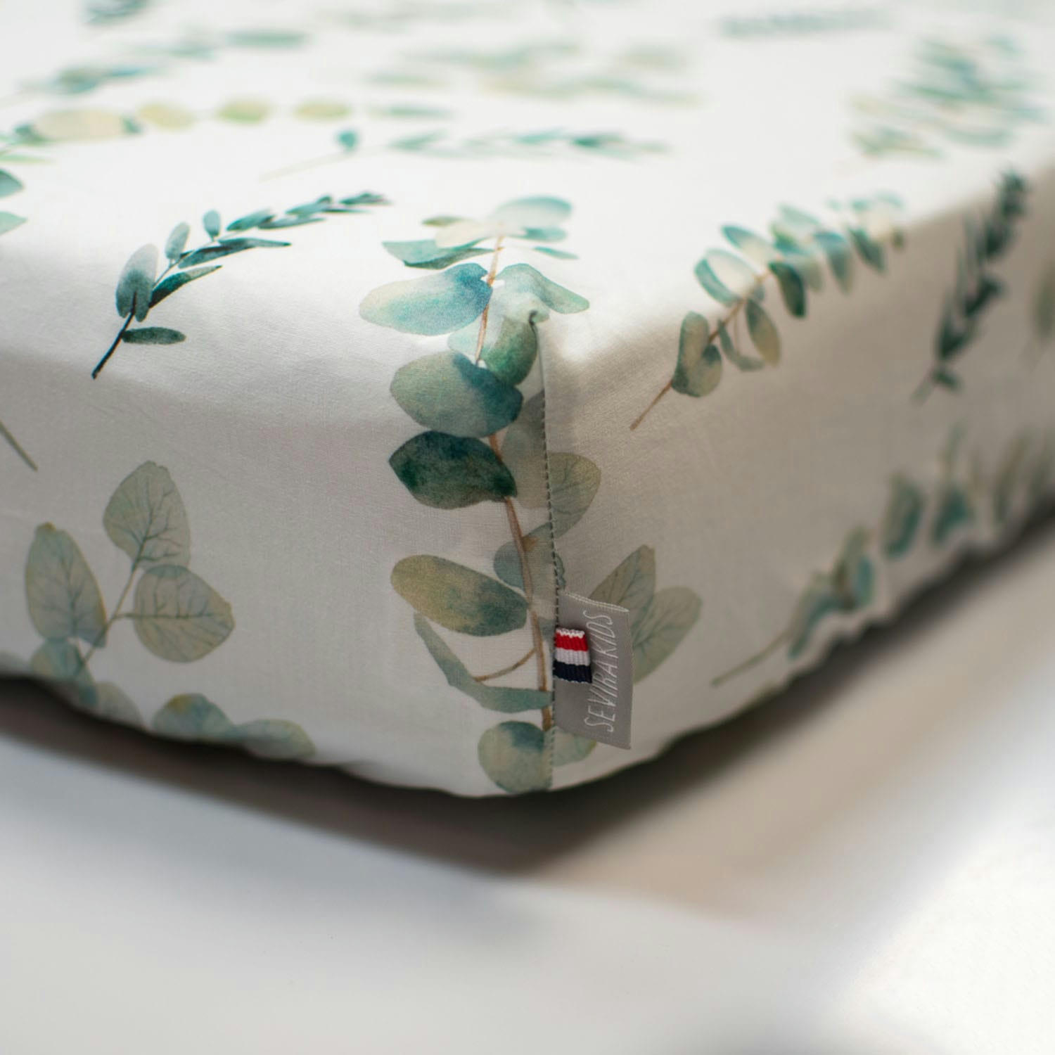 EUCALYPTUS - Drap-housse en coton  90x190