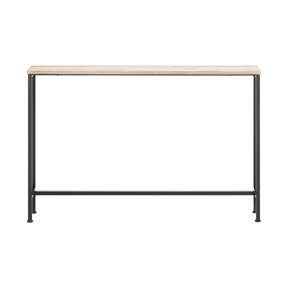 SoBuy Konsola do przedpokoju Jasny dąb 120x20x80cm Nowoczesny FSB19-XL-Z