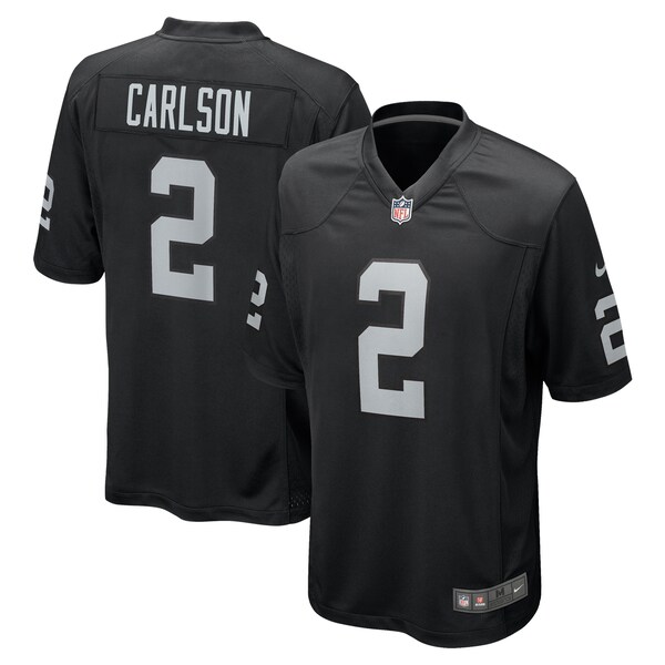 Daniel Carlson Las Vegas Raiders Nike Team Game Jersey -  Black