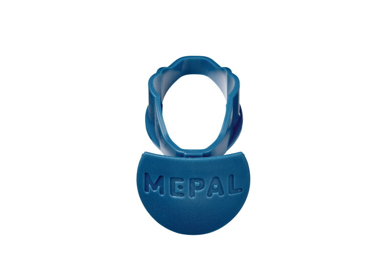 drukknop drinkfles pop-up campus - blue
