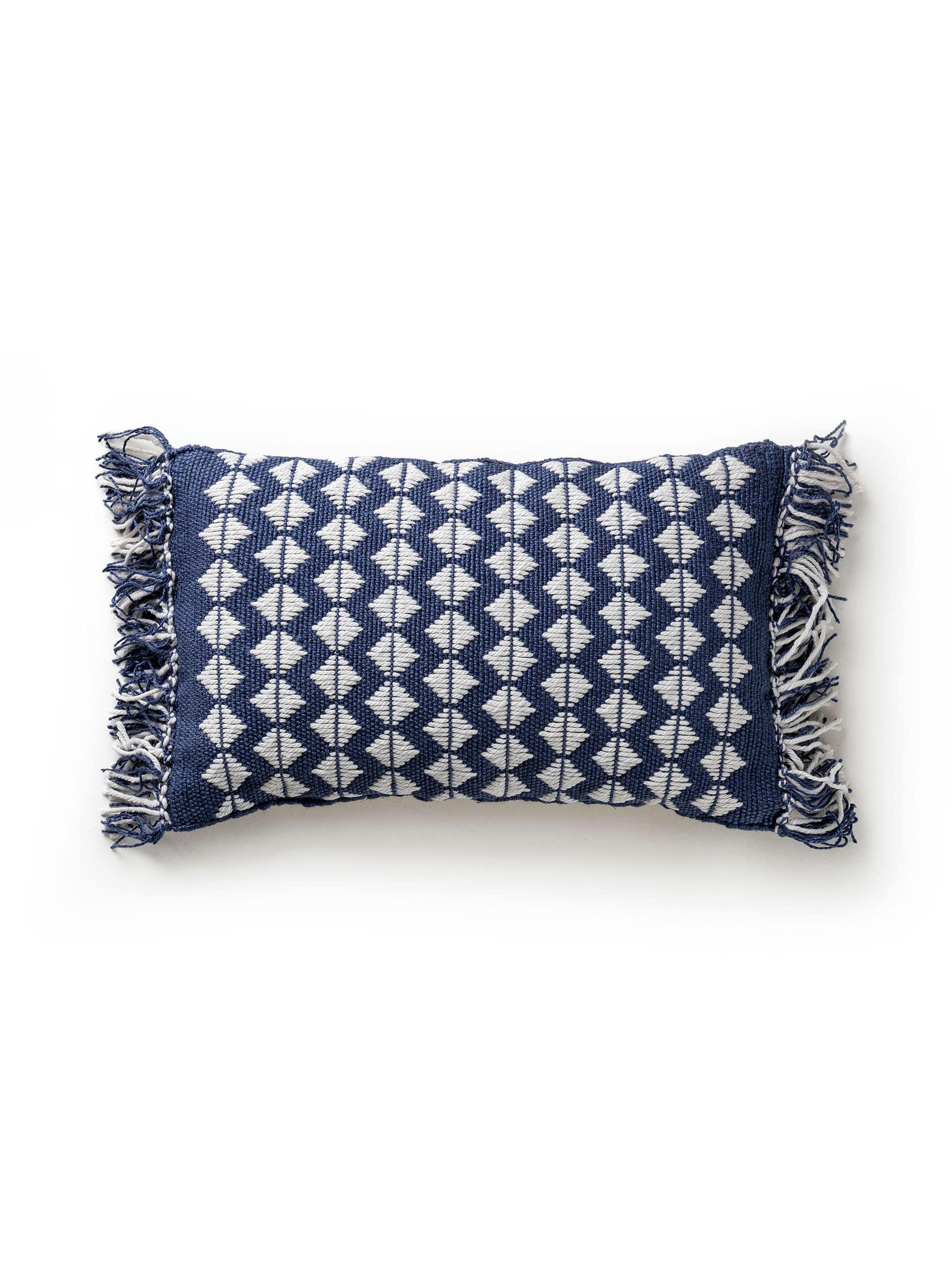 MORTY - Coussin d'intérieur et d'extérieur bleu foncé 30x50