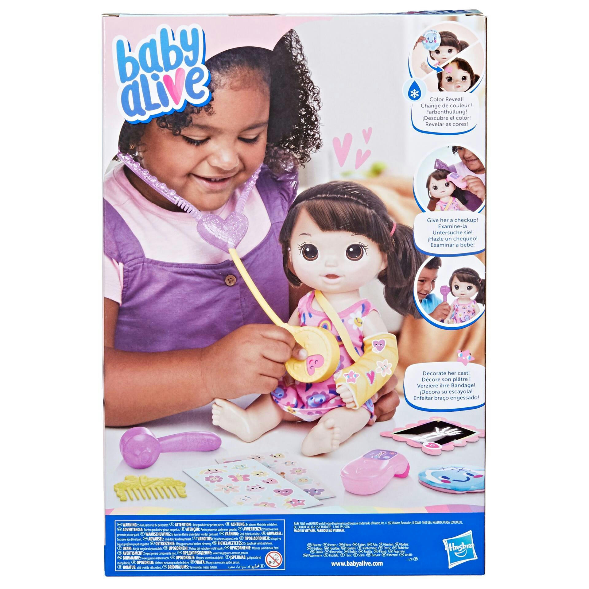 Baby Alive Better Now Bella Doll Playset, Black Straight Hair, Ages 3+