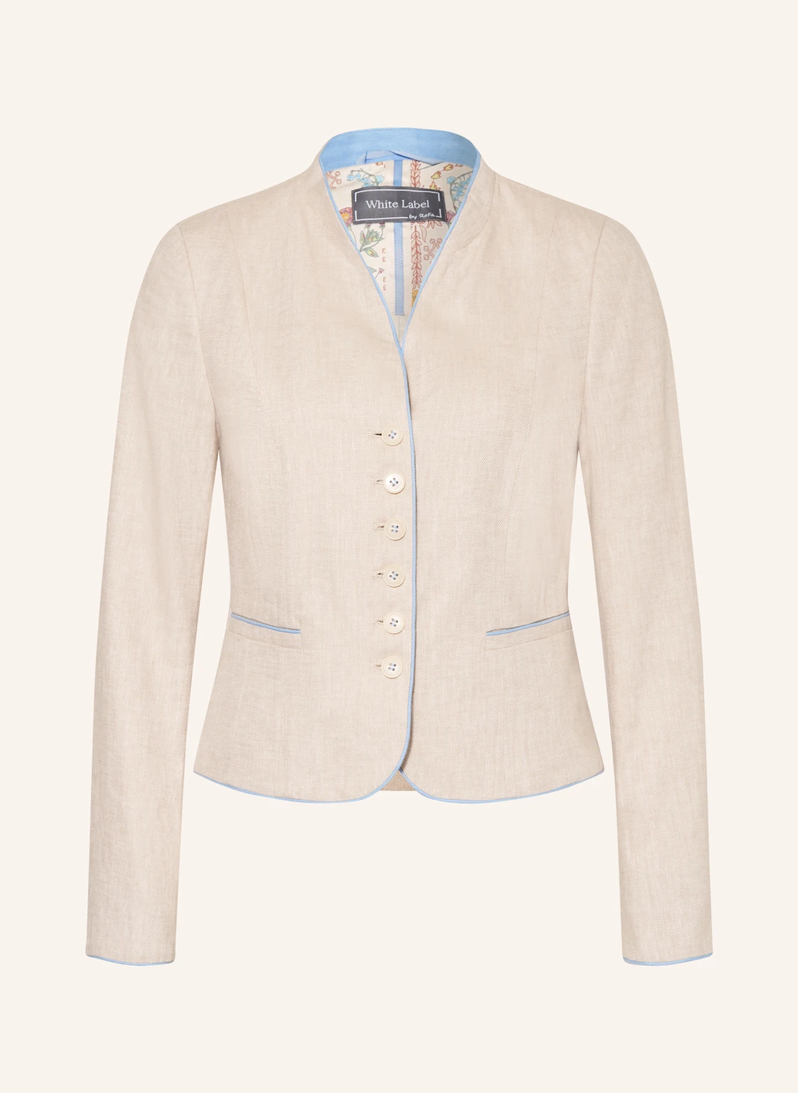 White Label Janker mit Leinen