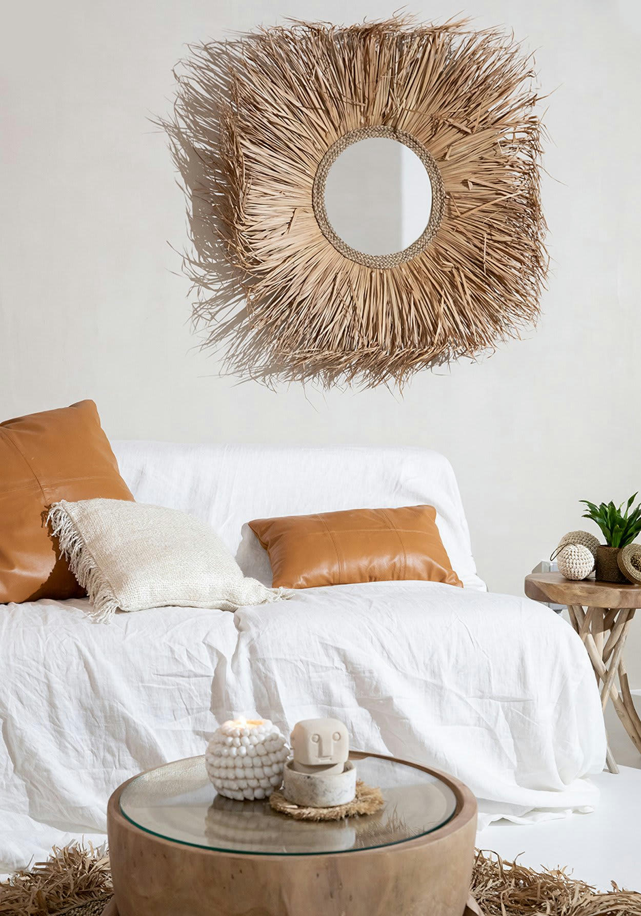 BUBBLE - Bougeoir en coquillage 12x12