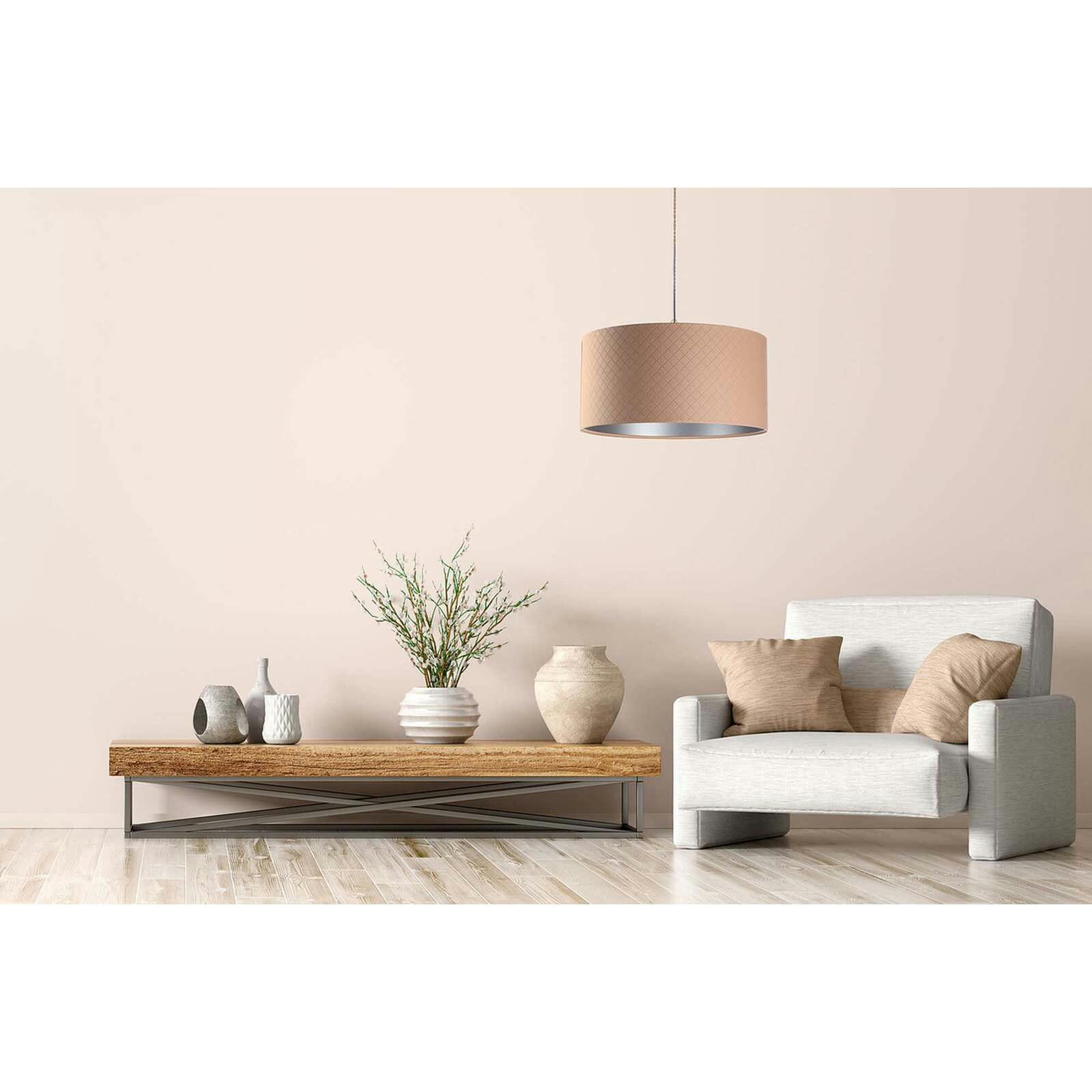 GLAM - Suspension Tissu Rose