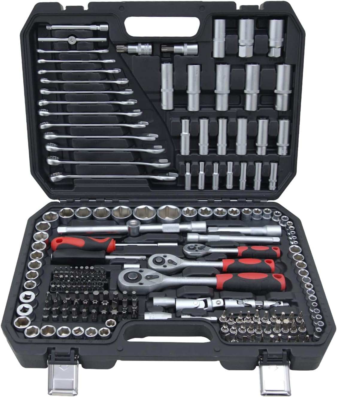 Hantinstom Ultimate Sockets Set Comprehensive Hand Tool Set Perfect for Home Essentials College Dorm Car Emergency Kit Ideal Apartment Essentials & Men’s Tools Gift