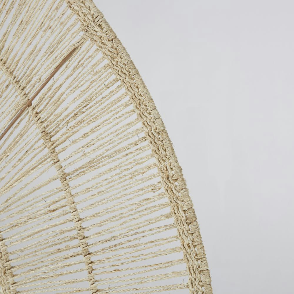 ANAGA - Déco murale ronde en jute beige D130