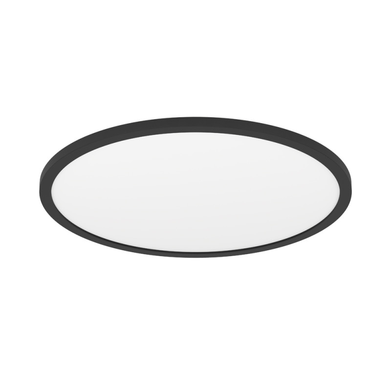 Plafonnier LED connecté Rovito noir RGB 2200 lm 16,5 W EGLO