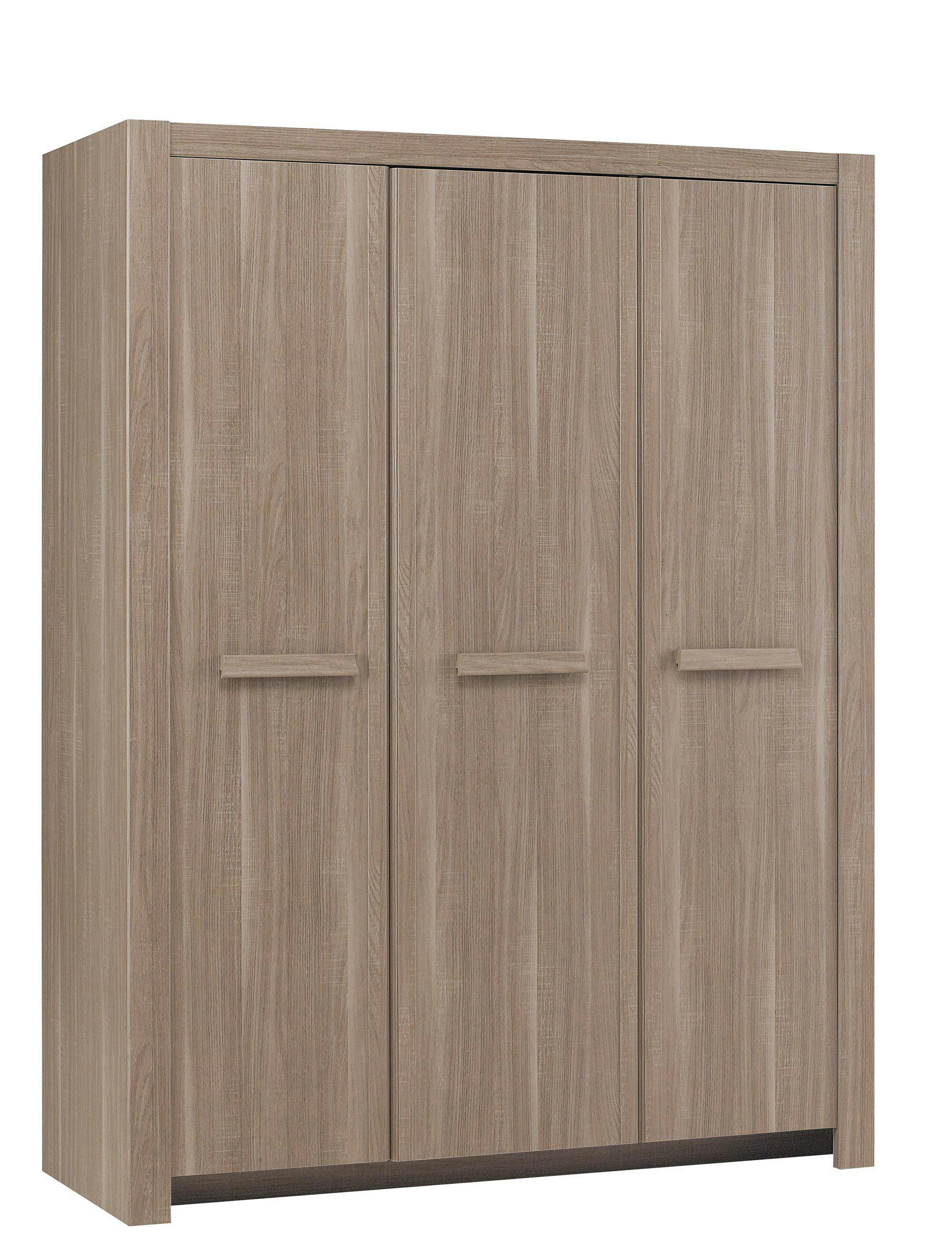 GAEL - Armoire 3 portes effet bois