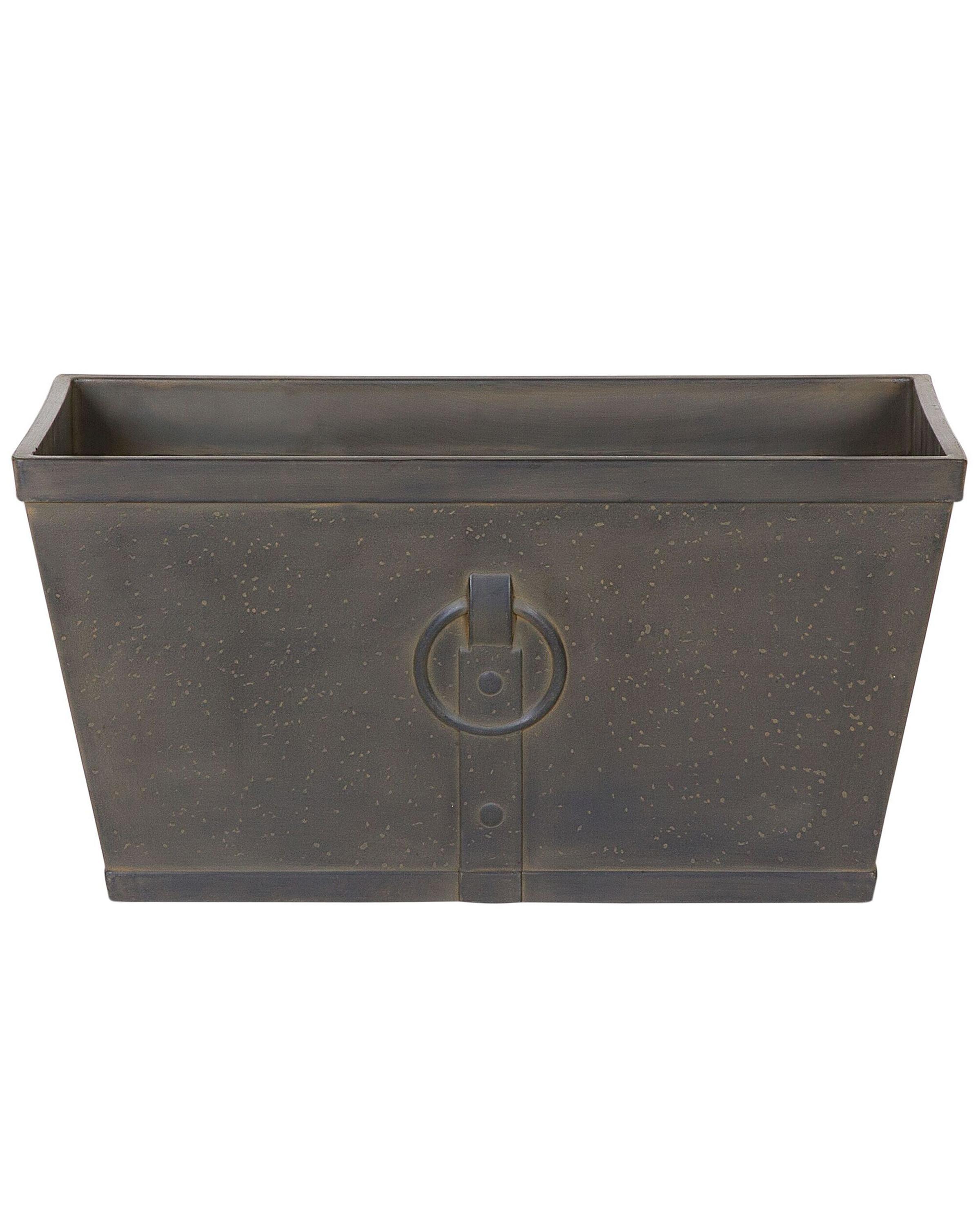 Plant Pot PORIA 60 cm Brown