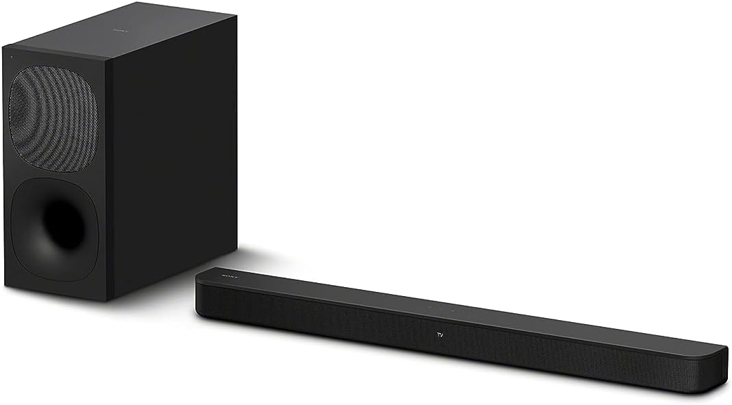 Sony HT-S400 2.1ch Soundbar with Powerful Wireless subwoofer  S-Force PRO Front Surround Sound  and Dolby Digital  Black