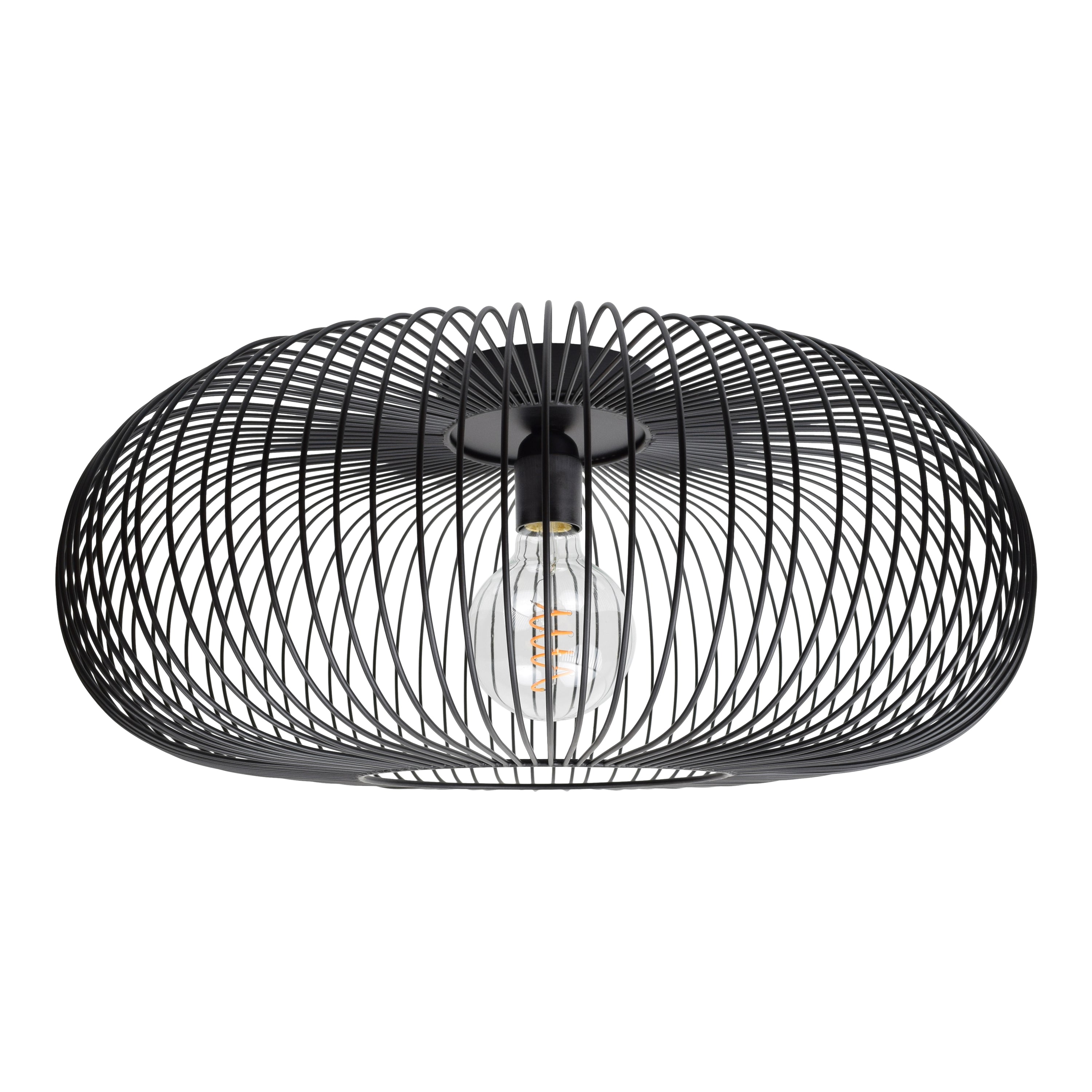 Urban Interiors Meya plafondlamp XL – Metaal – Zwart – Ø50