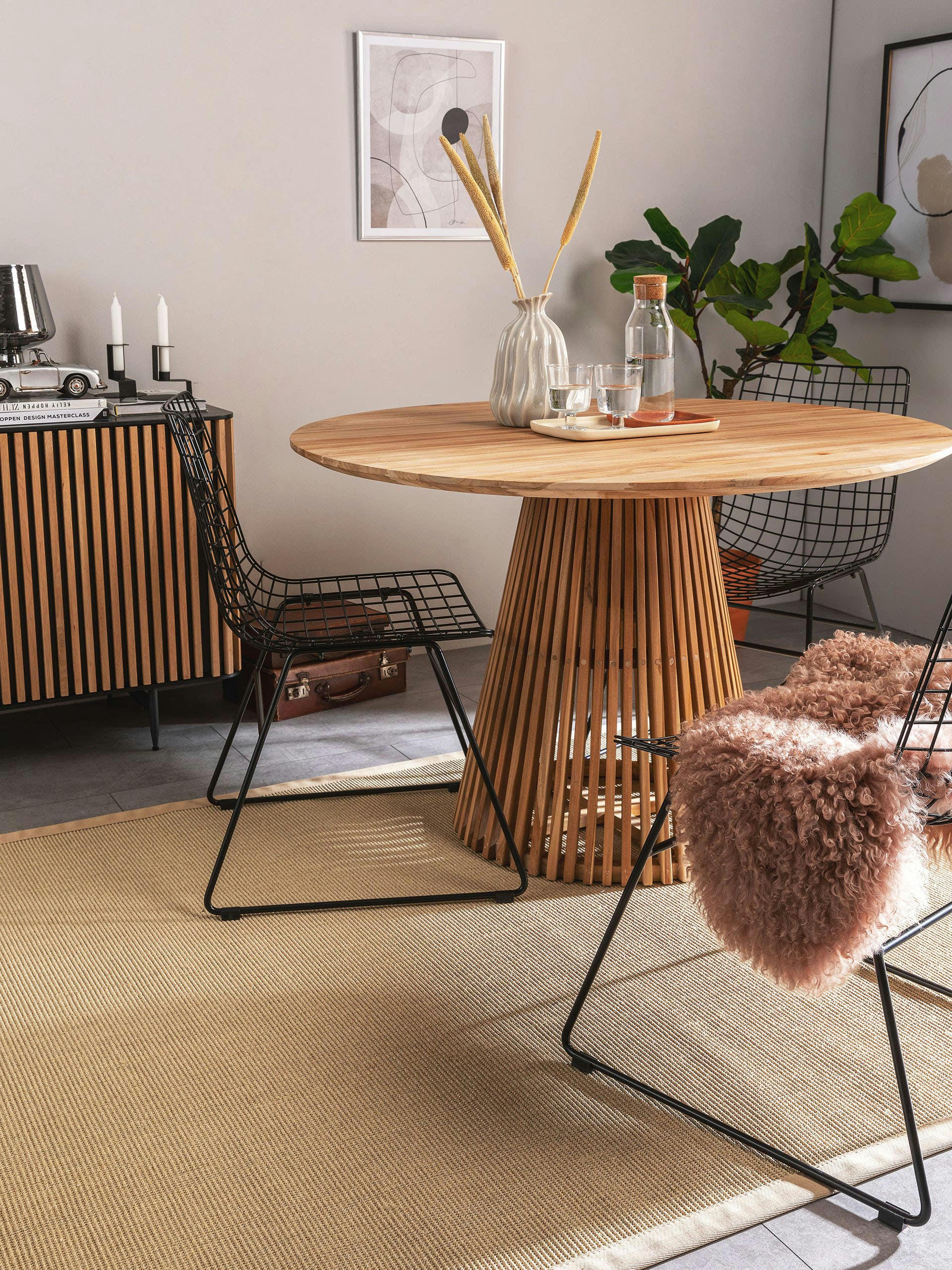 SANA - Tapis sisal crème 160x230