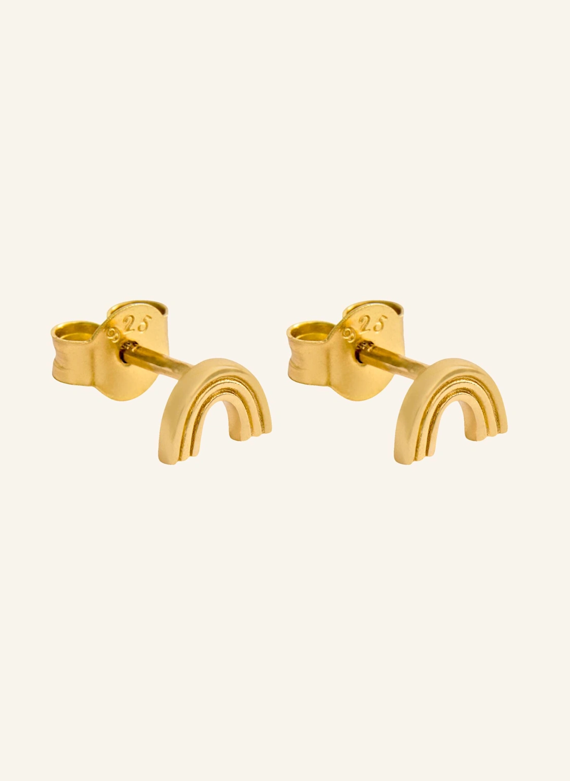 OHH LUILU Ohrstecker GOLDEN RAINBOW STUDS by GLAMBOU