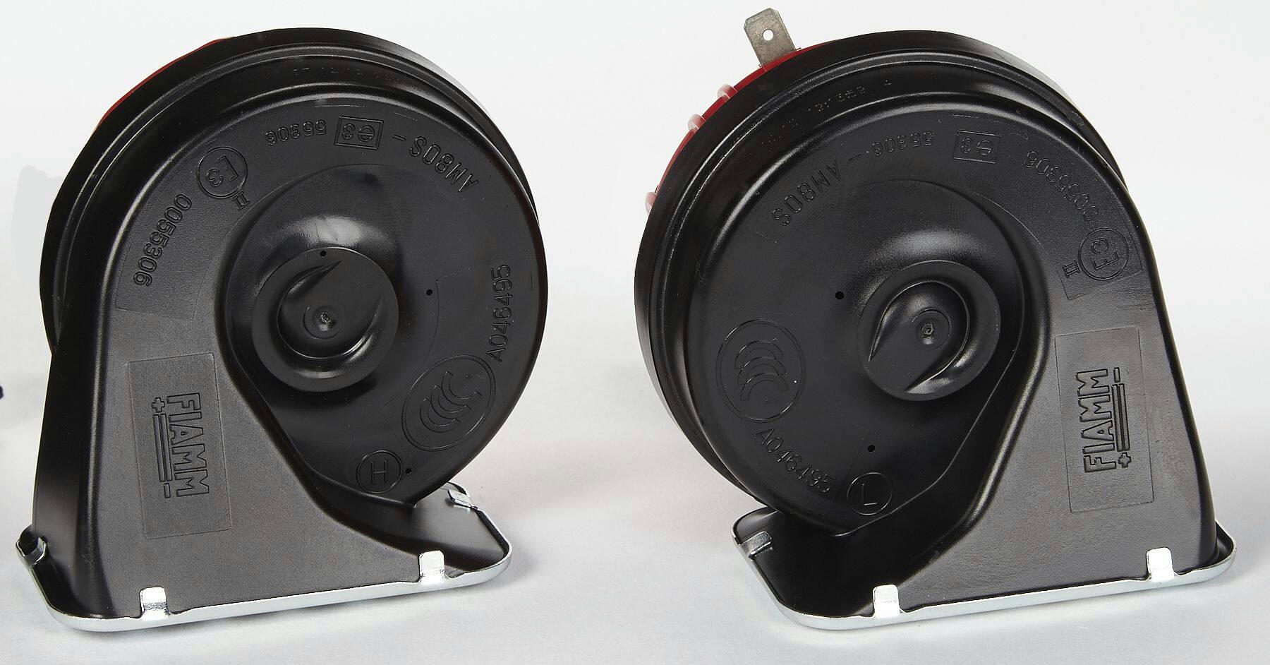 El Grande Twin Red Electric Horns