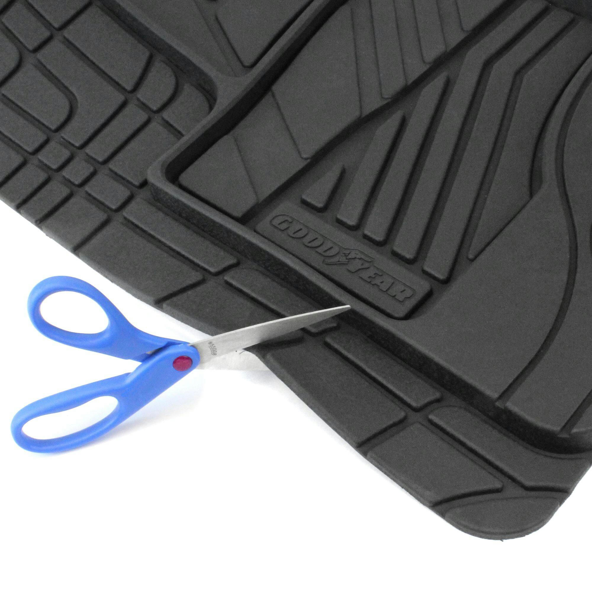 Goodyear Semi-Custom Car Floor Mats, Black, 5-pc