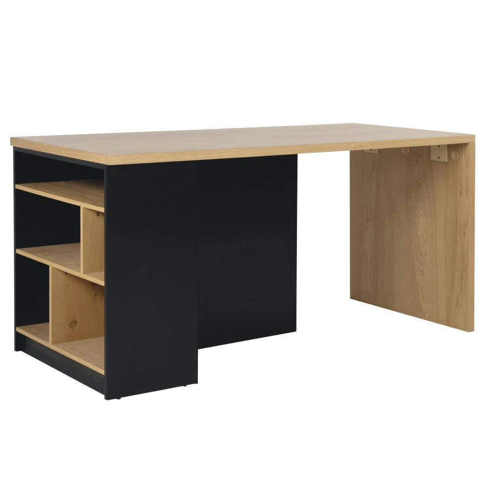 Eliaz - Îlot central cuisine 2 portes bicolore