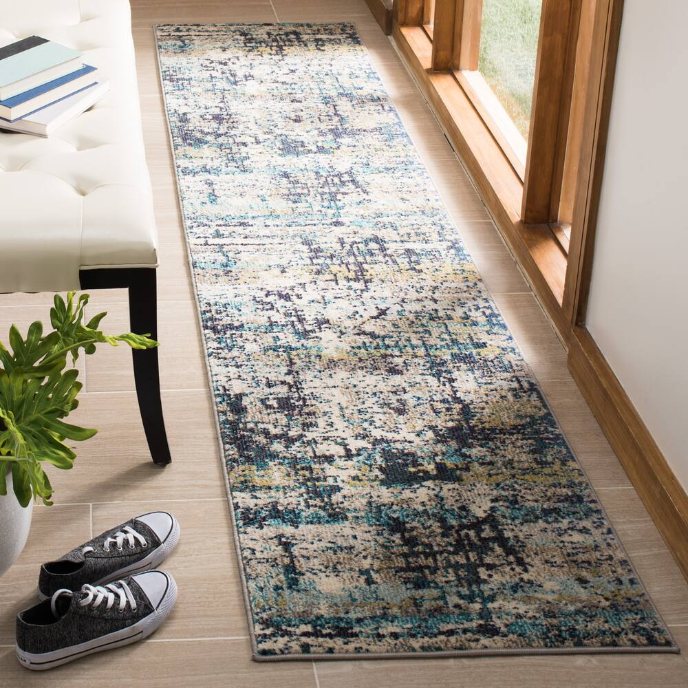 Safavieh Madison 469 Rug Cream/Blue