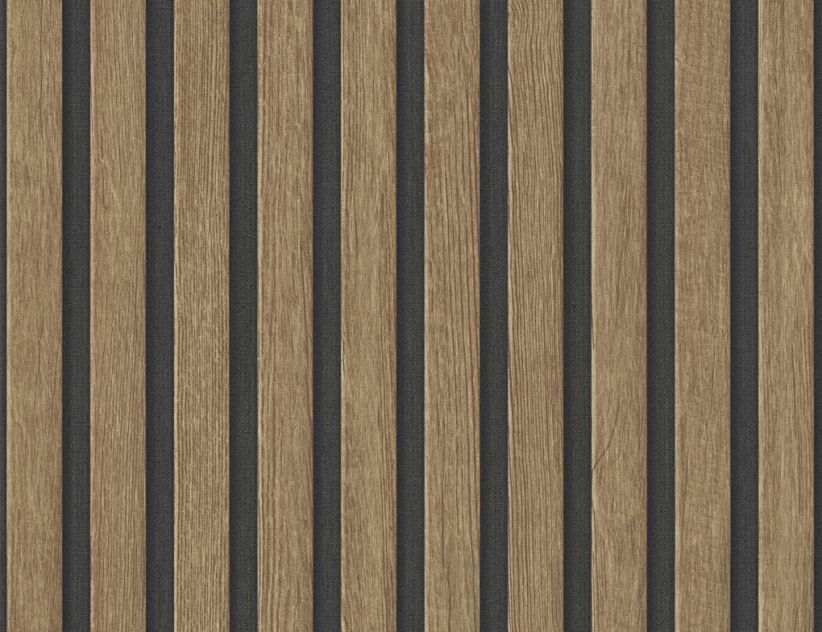 Vliestapete Holz Braun