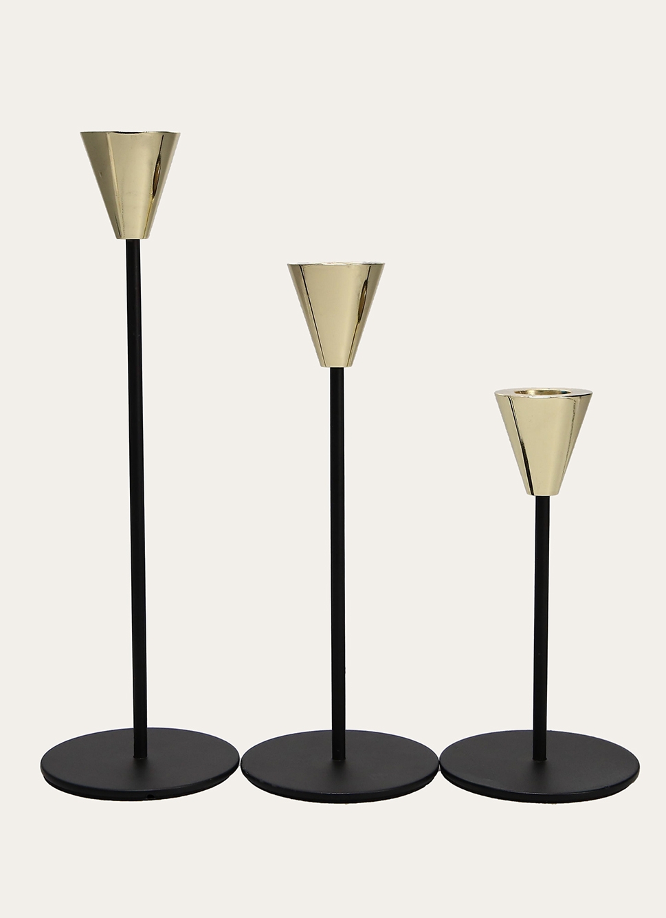 BOUGEOIR MÉTAL Noir