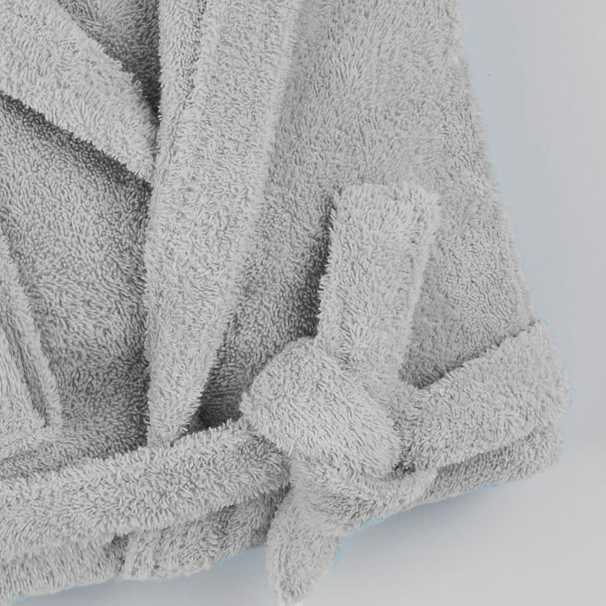 COCOON - Peignoir enfant Cocoon Coton Gris 12 ans