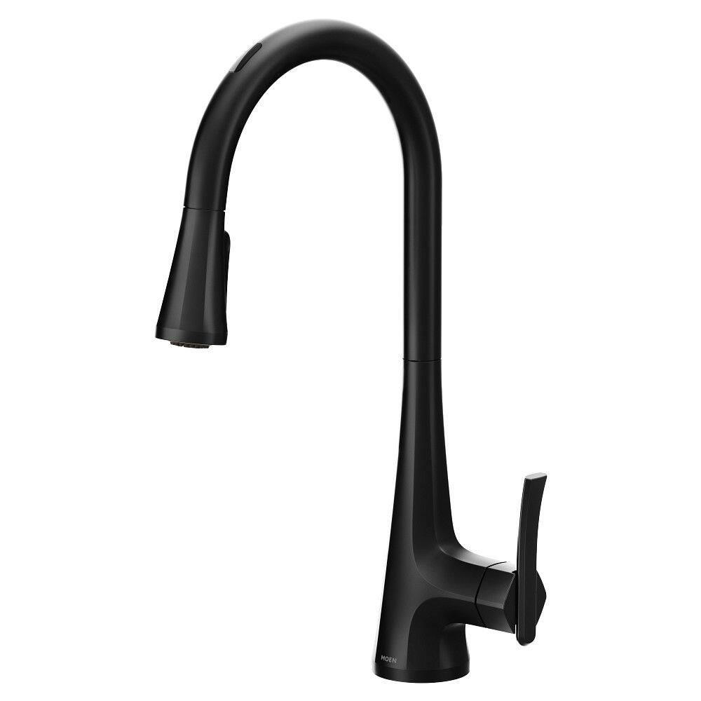 Moen Sinema Smart Pulldown Kitchen Faucet, Matte Black