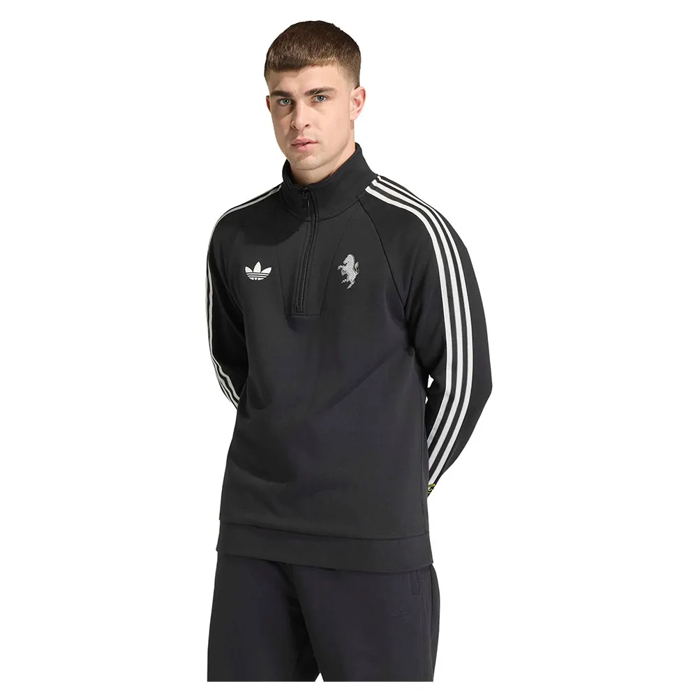 adidas Juventus FC Originals half zip sweatshirt