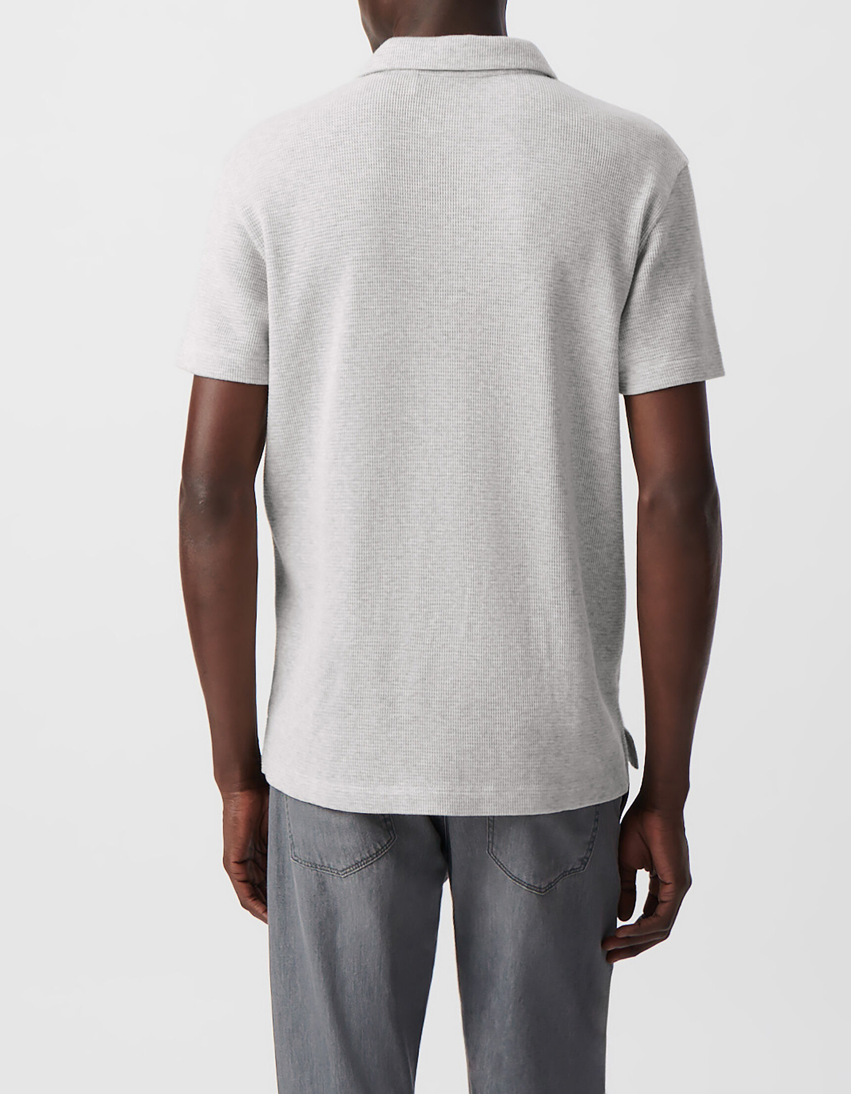 Polo REGULAR nuage coton bio maille nid d'abeille Homme