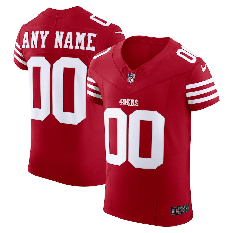 San Francisco 49ers Nike Vapor F.U.S.E. Elite Custom Jersey - Scarlet