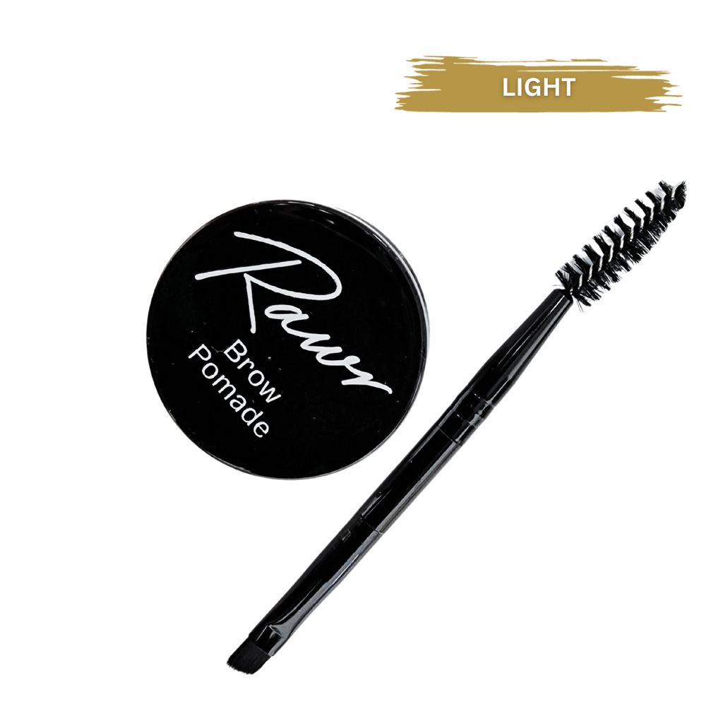 Rawr Beauty Pomade & Brush Light Brown